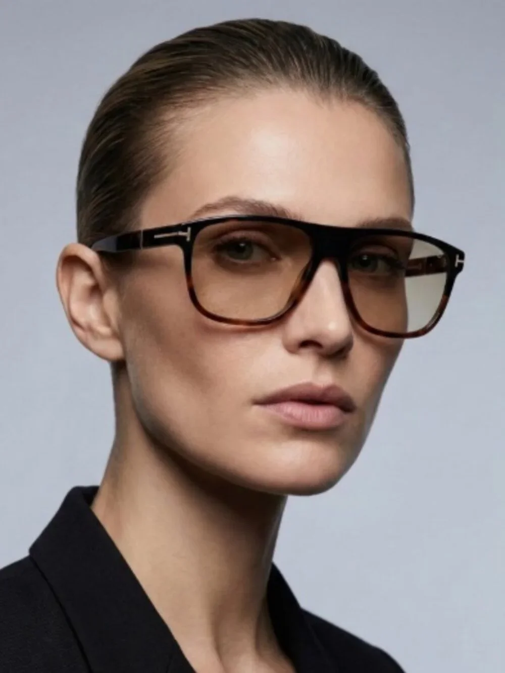 Tom Ford Men Sunglasses Havana Brown Photochromic Square FT1081/S 52E NEW